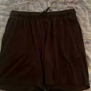 Athletic works black shorts. Size l
